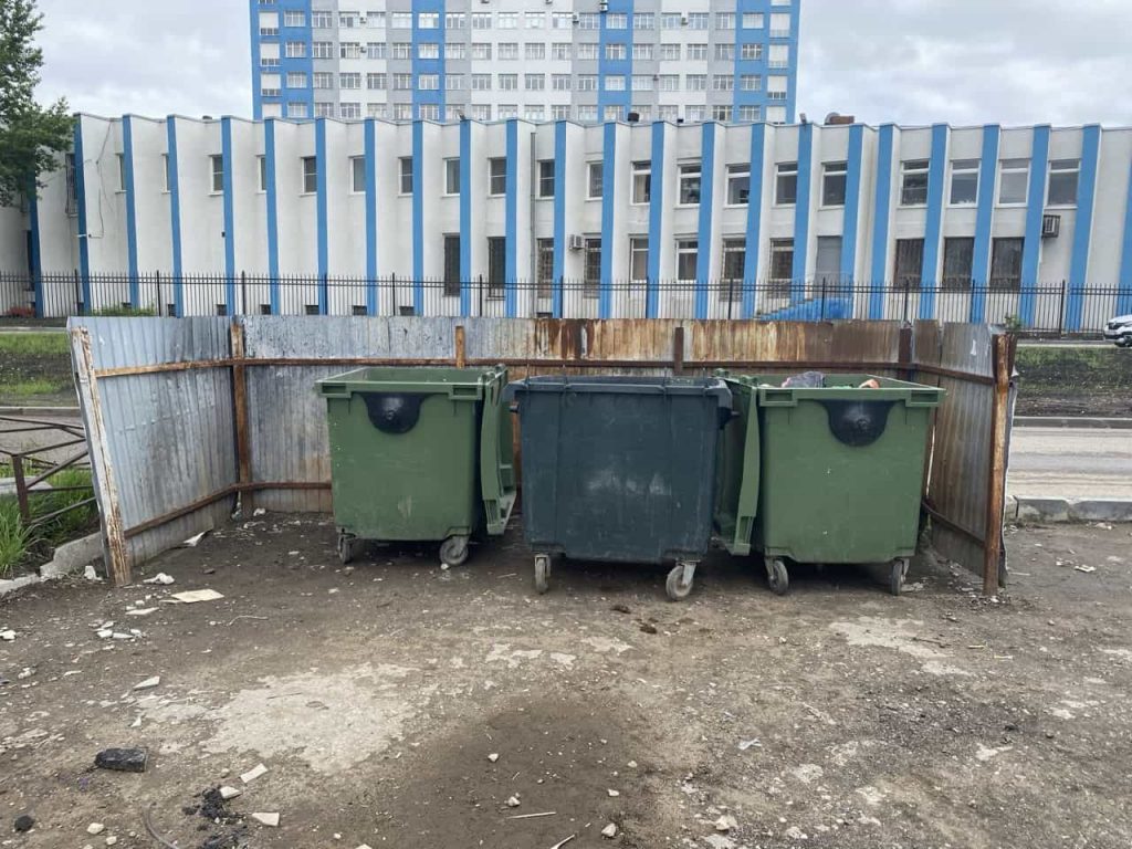 Мусорная площадка - Московское шоссе, 55